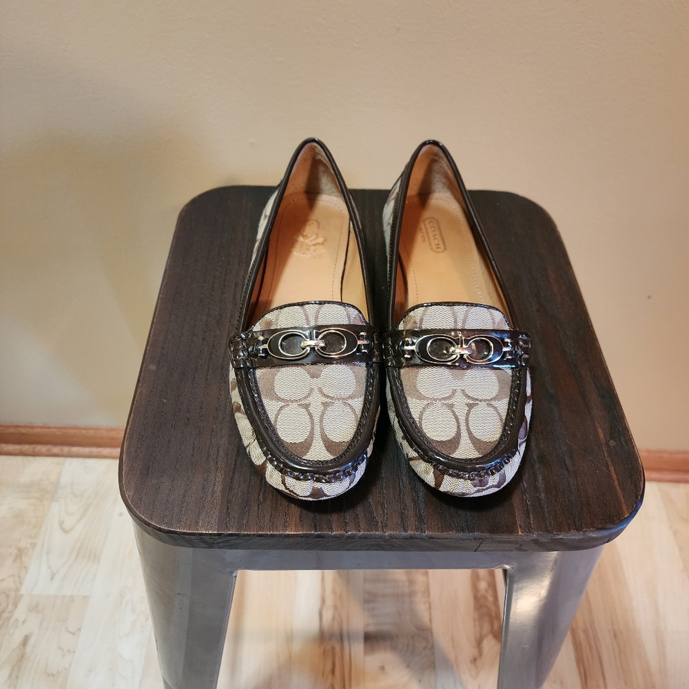 Coach Monogram Flats